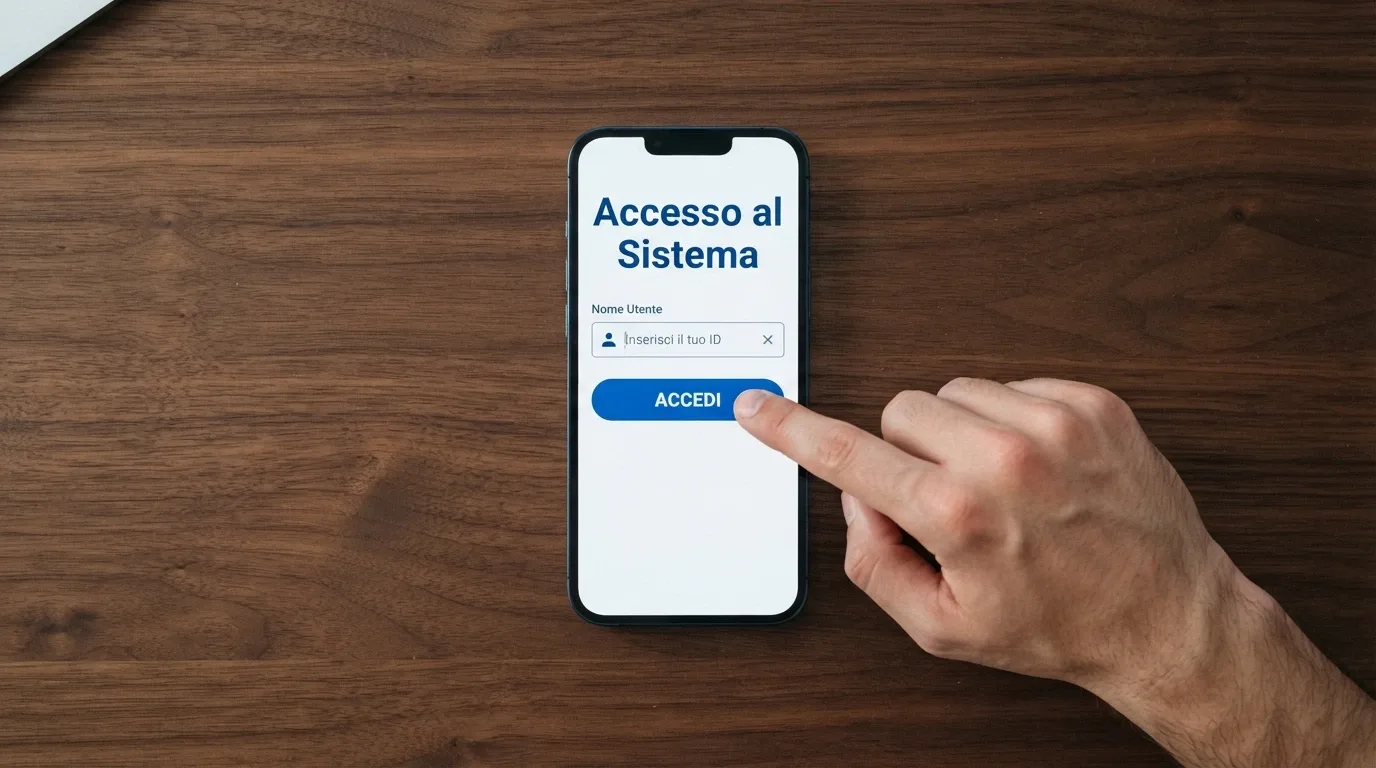 L'interfaccia di accesso SPID al portale RUA su adm.gov.it