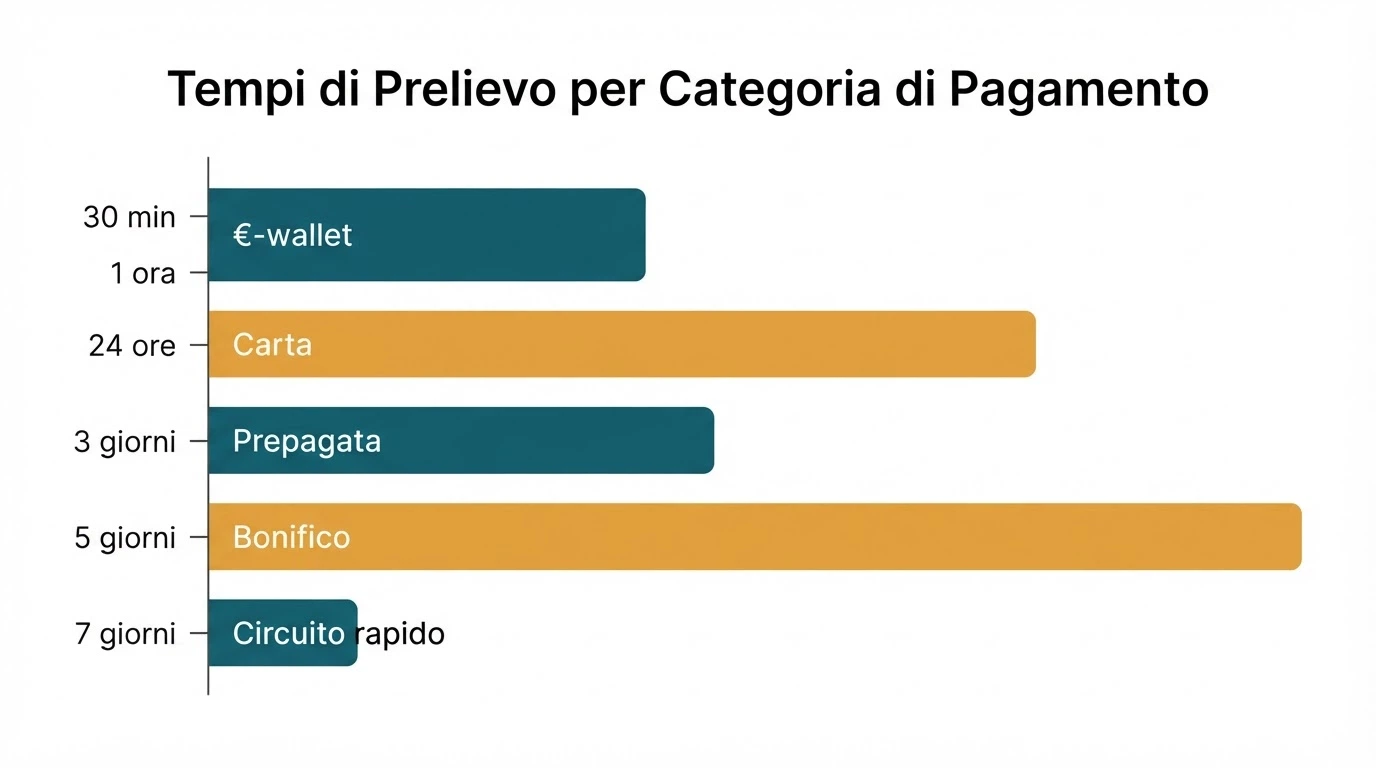 Tabella comparativa con i loghi e le icone dei metodi di pagamento dei principali casino ADM recensiti nella guida