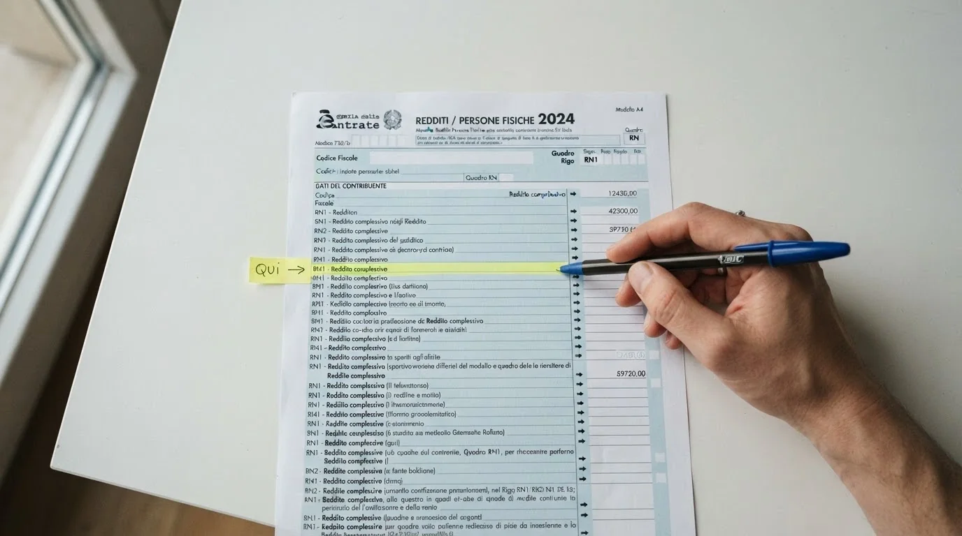 Il rigo D4 del modello 730 con l'annotazione «altri redditi diversi» in evidenza