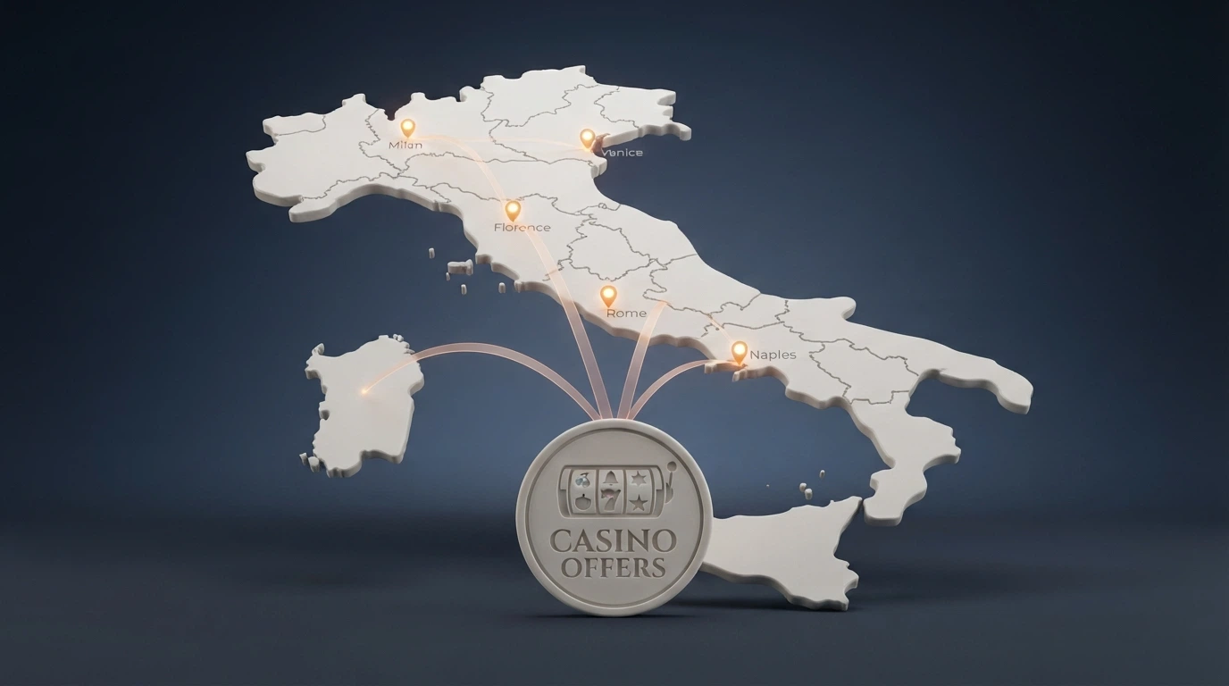 Mappa concettuale delle offerte di giri gratis senza deposito nei casino online italiani con licenza ADM