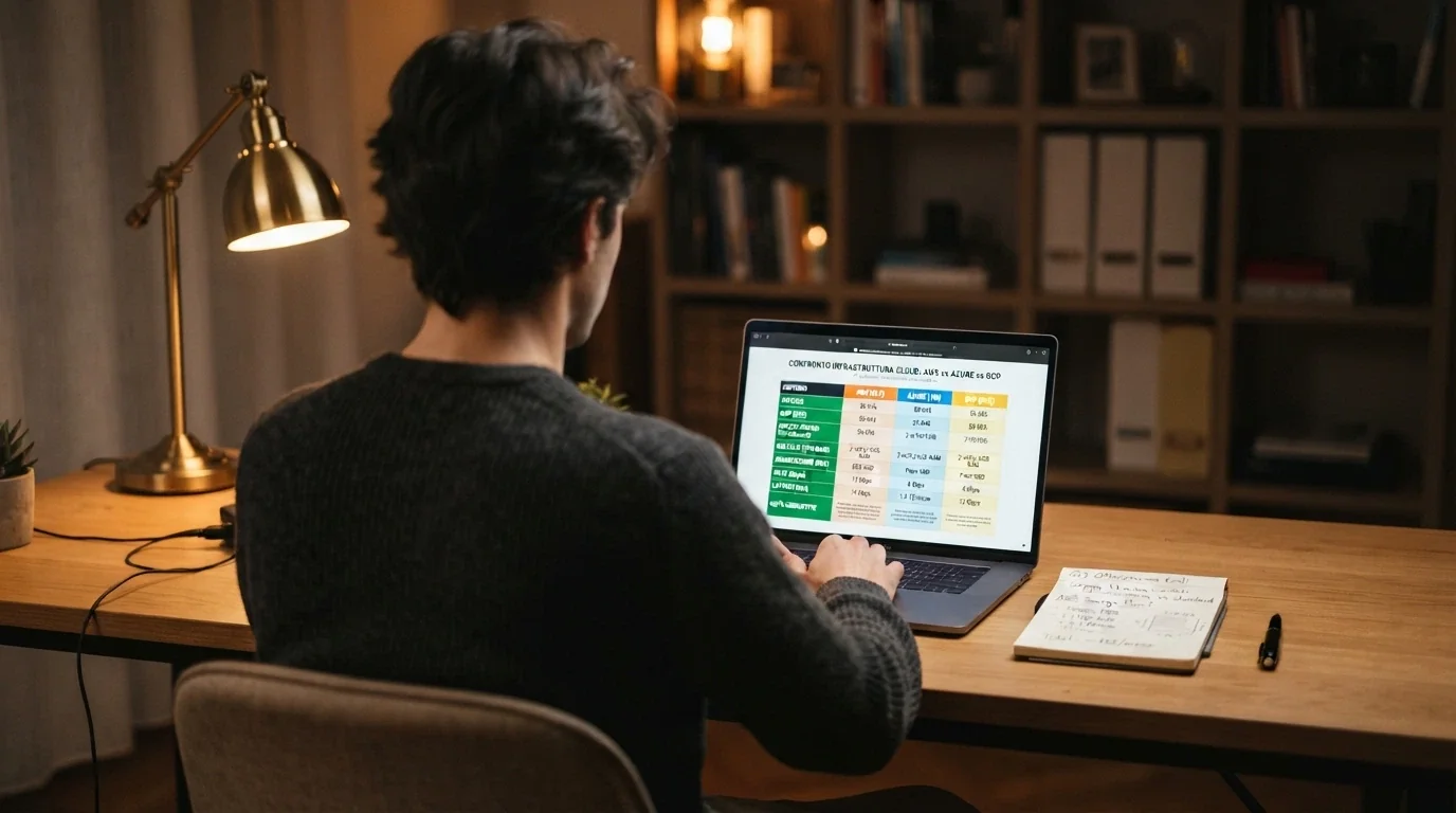 Giocatore seduto davanti al computer con la calcolatrice aperta e la classifica dei bonus visualizzata sullo schermo